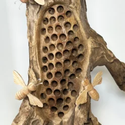 Darthome Limited Teak Root Beehive Sculpture -Darthome Limited IMG 8736copy scaled