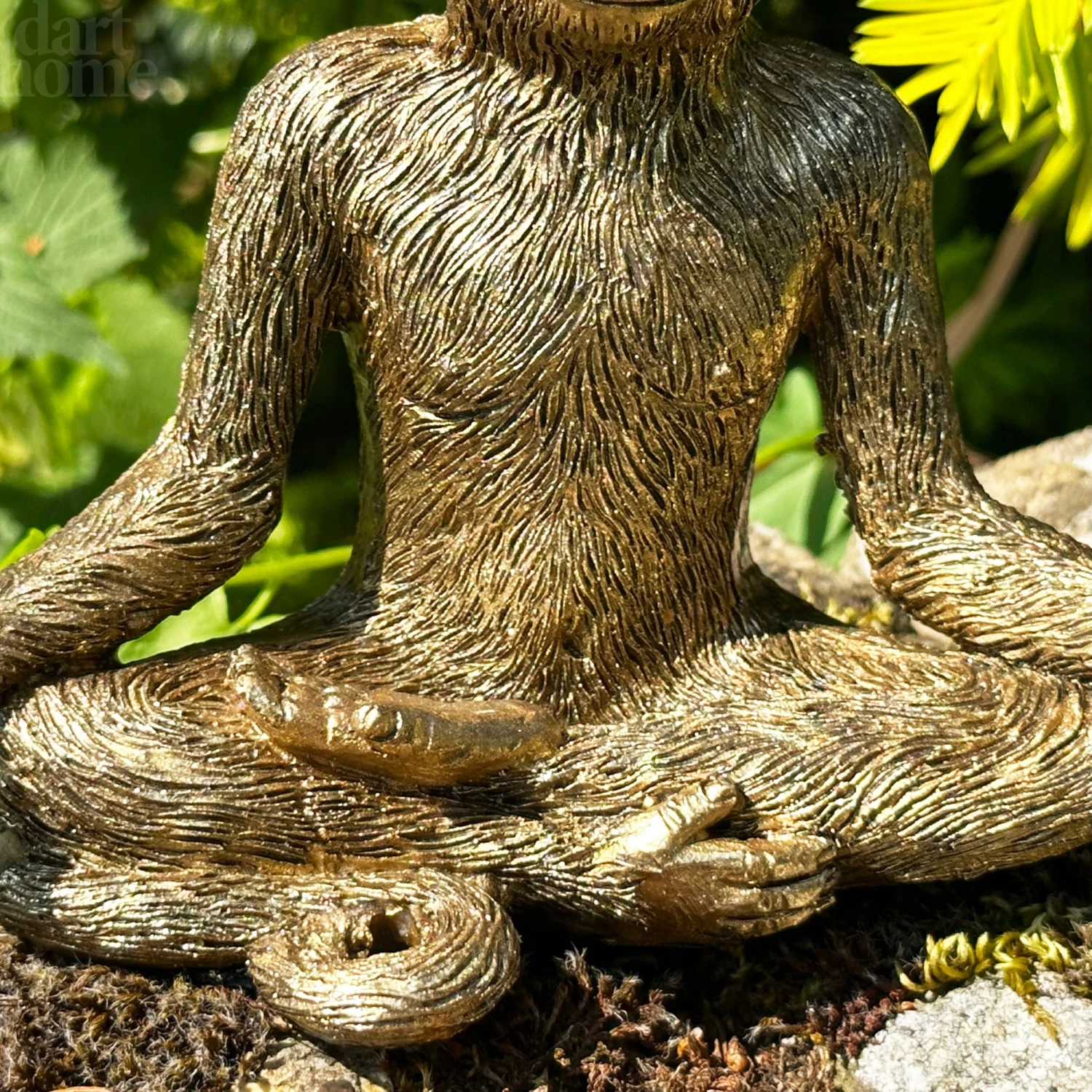 Darthome Limited Gold Yoga Monkey Figurine A 3 Darthome Limited Gold Yoga Monkey Figurine A - Image 3