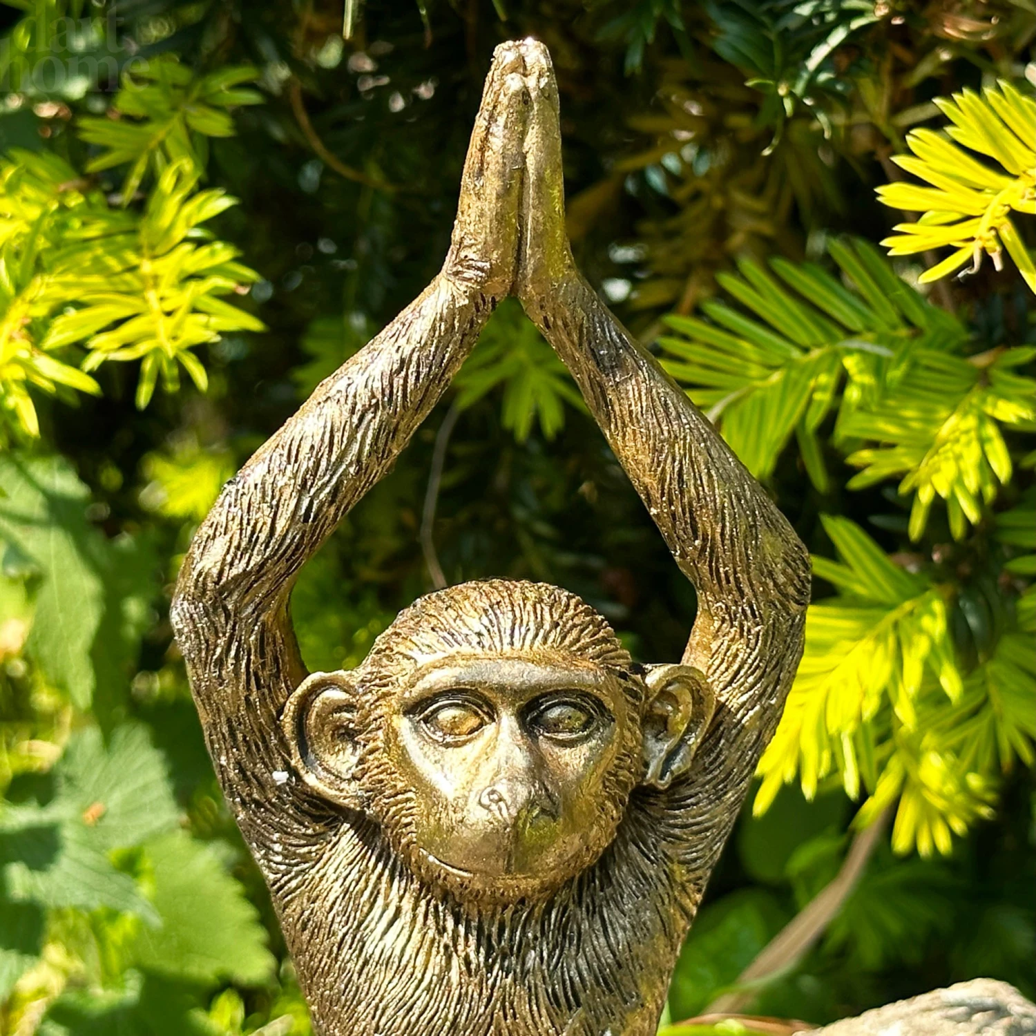 Darthome Limited Gold Yoga Monkey Figurine C 2 Darthome Limited Gold Yoga Monkey Figurine C - Image 2