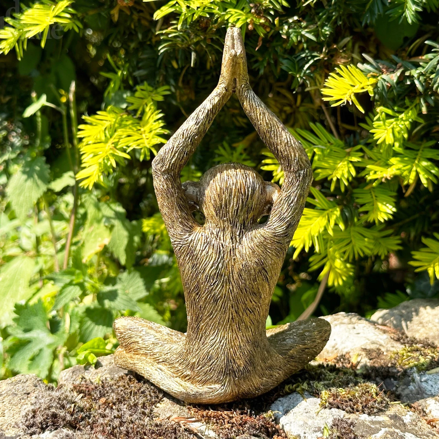 Darthome Limited Gold Yoga Monkey Figurine C 5 Darthome Limited Gold Yoga Monkey Figurine C - Image 5