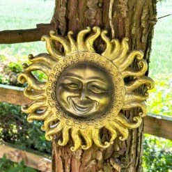 Darthome Limited Gold Jolly Sun Wall Plaque -Darthome Limited IMG 8931 JPEG