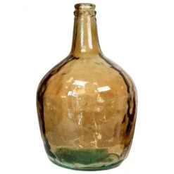 Darthome Limited Recycled Glass Brown Bottle Vase -Darthome Limited IMG 9036.JPEGcopy