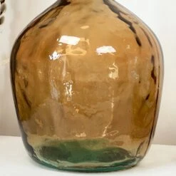 Darthome Limited Recycled Glass Brown Bottle Vase -Darthome Limited IMG 9039 JPEG