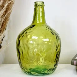 Darthome Limited Recycled Glass Green Bottle Vase