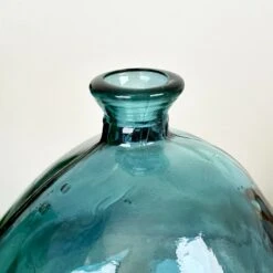 Darthome Limited Recycled Glass Teal Bubble Vase -Darthome Limited IMG 9070 JPEG