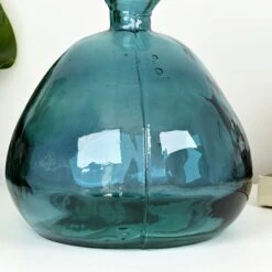 Darthome Limited Recycled Glass Teal Bubble Vase -Darthome Limited IMG 9073 JPEG