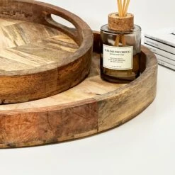 Darthome Limited Set Of 2 Herringbone Wooden Trays -Darthome Limited IMG 9310 JPEG