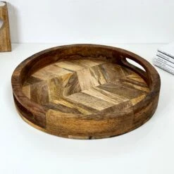 Darthome Limited Set Of 2 Herringbone Wooden Trays -Darthome Limited IMG 9315 JPEG