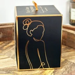 Darthome Limited Black Silhouette Lady Scented Candle Giftboxed -Darthome Limited IMG 9374 JPEG