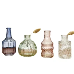 Darthome Limited Set Of 4 Paisley Glass Bud Vases -Darthome Limited IMG 9496.JPEGcopy