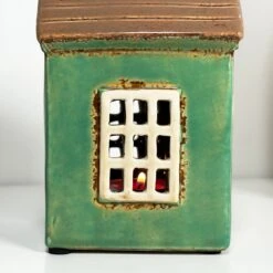 Darthome Limited Green Holiday House Candle Holder -Darthome Limited IMG 9522 JPEG