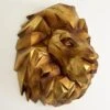 Darthome Limited Geometric Gold Lions Wall Head