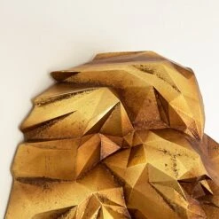 Darthome Limited Geometric Gold Lions Wall Head -Darthome Limited IMG E0176 editedBH