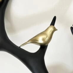 Darthome Limited Black Stags Head With Gold Bird Decoration -Darthome Limited IMG E0189 editedBR