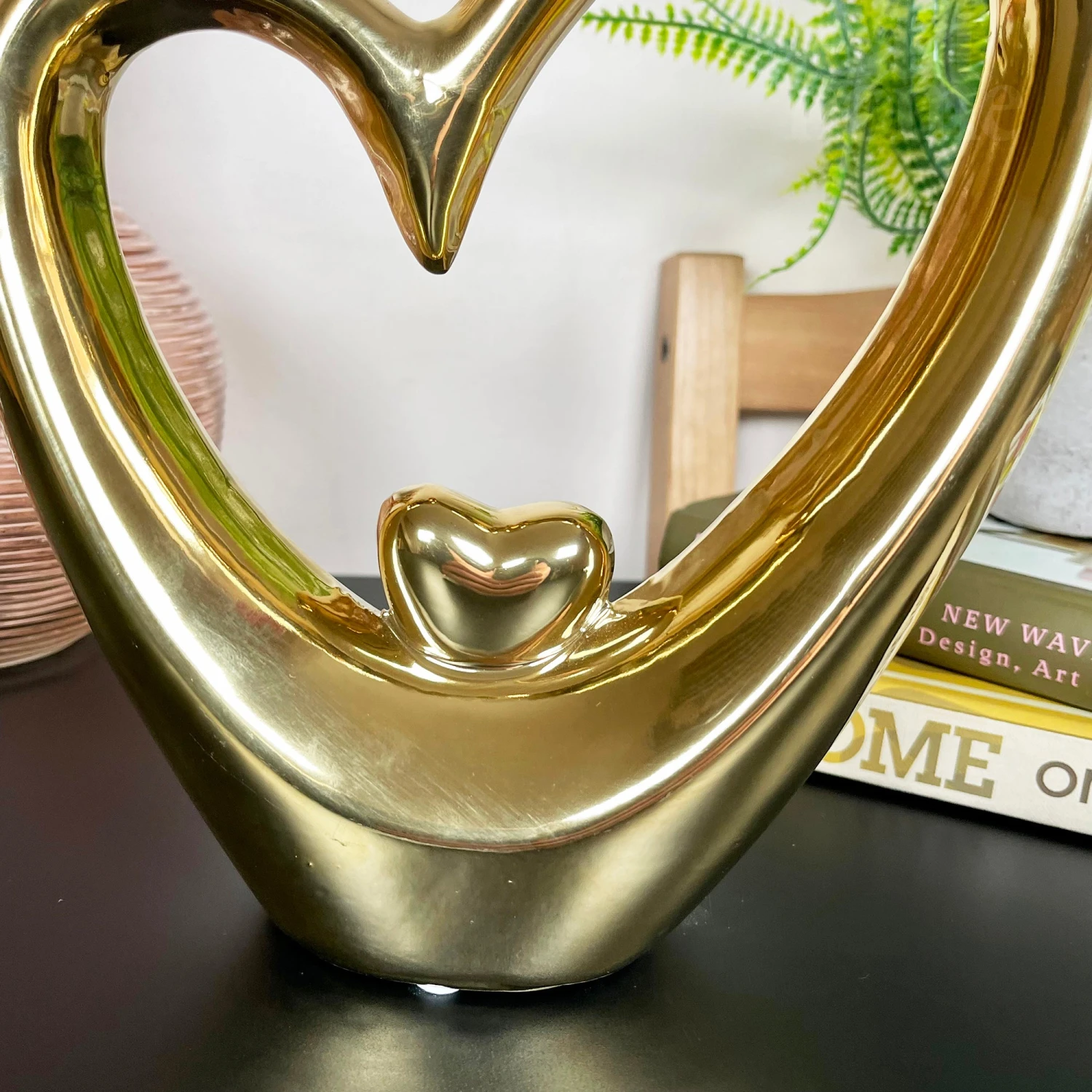 Darthome Limited Gold Love Heart Ornament 2 Darthome Limited Gold Love Heart Ornament - Image 2