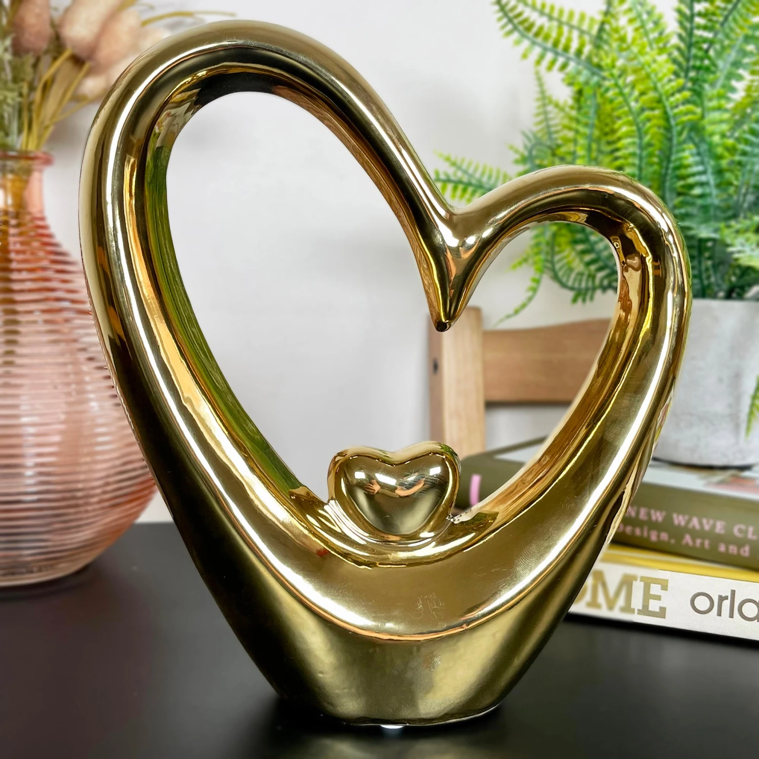Darthome Limited Gold Love Heart Ornament 1 Darthome Limited Gold Love Heart Ornament