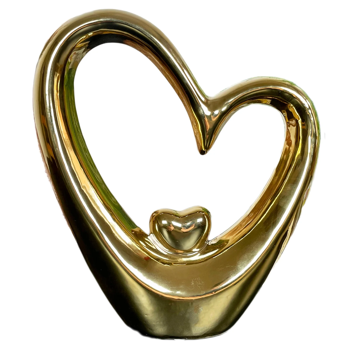 Darthome Limited Gold Love Heart Ornament 3 Darthome Limited Gold Love Heart Ornament - Image 3