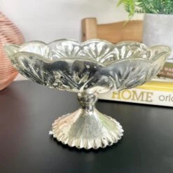 Darthome Limited Mercury Glass Candle Goblet Bowl