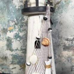 Darthome Limited White Wooden Lighthouse Nautical Ornament -Darthome Limited IMG E0272 edited2