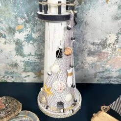 Darthome Limited White Wooden Lighthouse Nautical Ornament -Darthome Limited IMG E0276 edited6