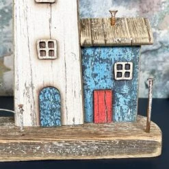 Darthome Limited Rustic Wooden Coastal Lighthouse Ornament -Darthome Limited IMG E0317 edited13