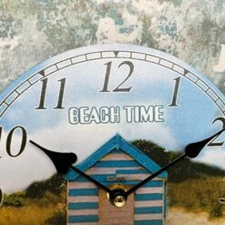 Darthome Limited Beach Hut Round Wall Clock 20cm -Darthome Limited IMG E0359 edited32