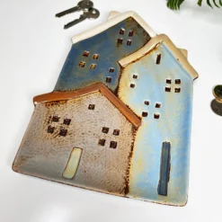 Darthome Limited Ceramic Tall Cottage Houses Decorative Plate -Darthome Limited IMG E0377 edited41
