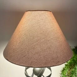 Darthome Limited Metal Armillary Sphere Table Lamp With Natural Shade -Darthome Limited IMG E0425 edited68