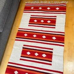 Darthome Limited Red Cotton Moroccan Rug -Darthome Limited IMG E0484 edited108