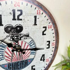 Darthome Limited Round Movie Camera Wall Clock -Darthome Limited IMG E0485 editedHY