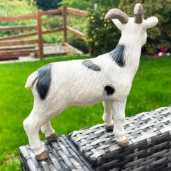 Darthome Limited White Goat Garden Ornament 20cm -Darthome Limited IMG E0503 editedIO