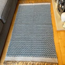 Darthome Limited Blue Geometric Living Room Rug 90x150cm -Darthome Limited IMG E0520 edited134