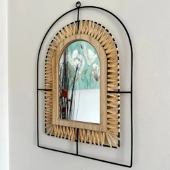 Darthome Limited Arched Rattan Mirror