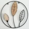 Darthome Limited Round Rattan Leaf Wall Deco