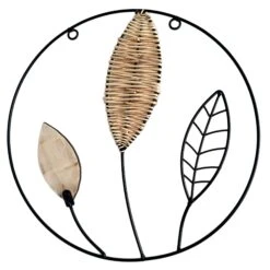 Darthome Limited Round Rattan Leaf Wall Deco -Darthome Limited IMG E0569copy