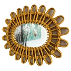 Darthome Limited Rattan Style Flower Oval Wall Mirror 13 Darthome Limited Rattan Style Flower Oval Wall Mirror -Darthome Limited IMG E0581copy