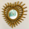 Darthome Limited Rattan Style Love Heart Wall Mirror