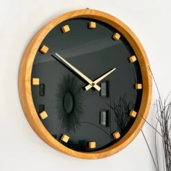 Darthome Limited 18 Darthome Limited Minimalist Blue Faced Wall Clock