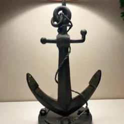 Darthome Limited Black Metal Anchor Nautical Bedside Table Lamp 56cm -Darthome Limited IMG E0629 edited10