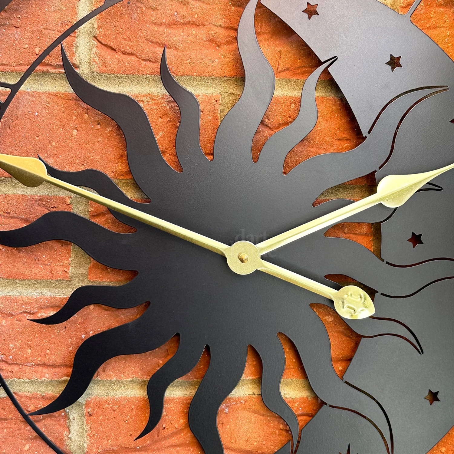 Darthome Limited Sun & Moon Silhouette Outdoor Wall Clock 2 Darthome Limited Sun & Moon Silhouette Outdoor Wall Clock - Image 2