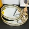 Darthome Limited Set Of 2 Gold Mirror Trays