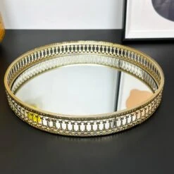 Darthome Limited Set Of 2 Gold Mirror Trays 12 Darthome Limited Set Of 2 Gold Mirror Trays -Darthome Limited IMG E0745