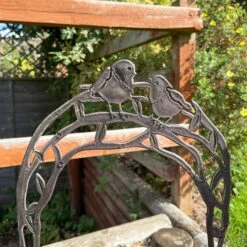 Darthome Limited Round Brown Bird Trellis Planter -Darthome Limited IMG E0773