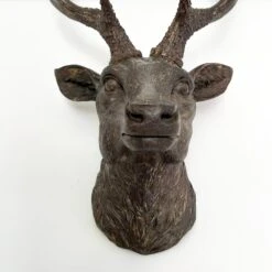 Darthome Limited Faux Brown Stags Head Wall Bust 47cm 9 Darthome Limited Faux Brown Stags Head Wall Bust 47cm -Darthome Limited IMG E0803