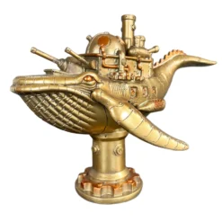 Darthome Limited Steampunk Battleship Whale Ornament -Darthome Limited IMG E0936copy
