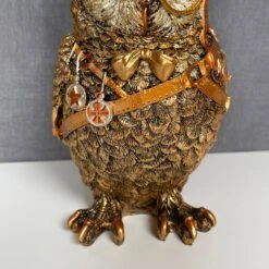 Darthome Limited Gold Cogsmith Owl Steampunk Ornament -Darthome Limited IMG E1021