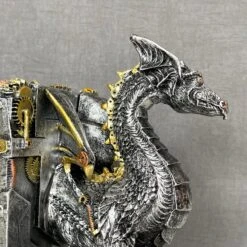 Darthome Limited Large Steampunk Dragon Bookends Set 17 Darthome Limited Large Steampunk Dragon Bookends Set -Darthome Limited IMG E1040
