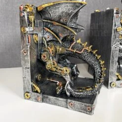 Darthome Limited Large Steampunk Dragon Bookends Set 14 Darthome Limited Large Steampunk Dragon Bookends Set -Darthome Limited IMG E1048