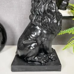 Darthome Limited Black Royal Lion With Gold Crown Statue 13x26x16cm 11 Darthome Limited Black Royal Lion With Gold Crown Statue 13x26x16cm -Darthome Limited IMG E1108