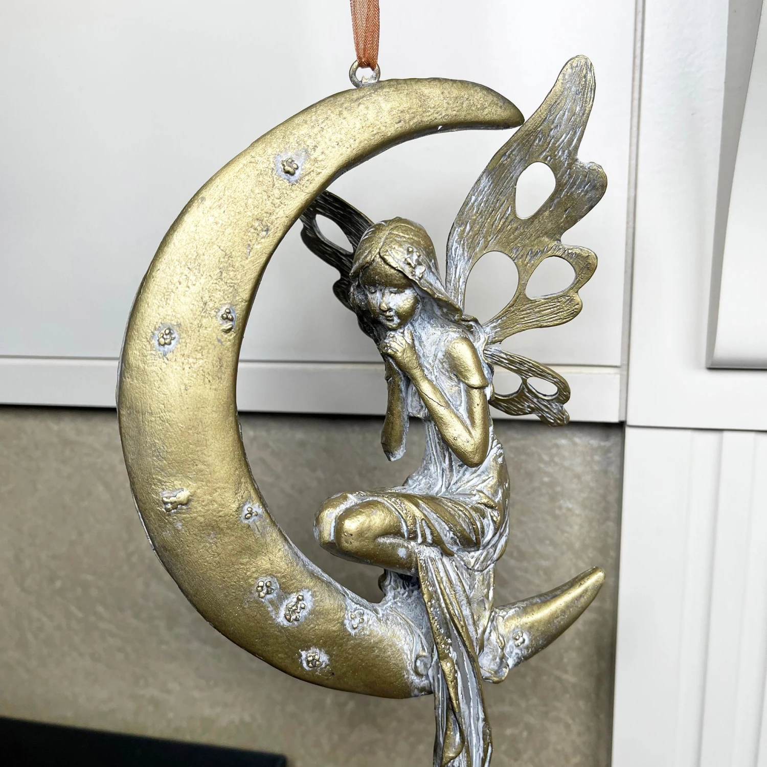 Darthome Limited Hanging Fairy On Crescent Moon Figurine 2 Darthome Limited Hanging Fairy On Crescent Moon Figurine - Image 2